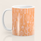 Retro hand drawn cactus plant pattern Coffee Mug Gallery Image 3