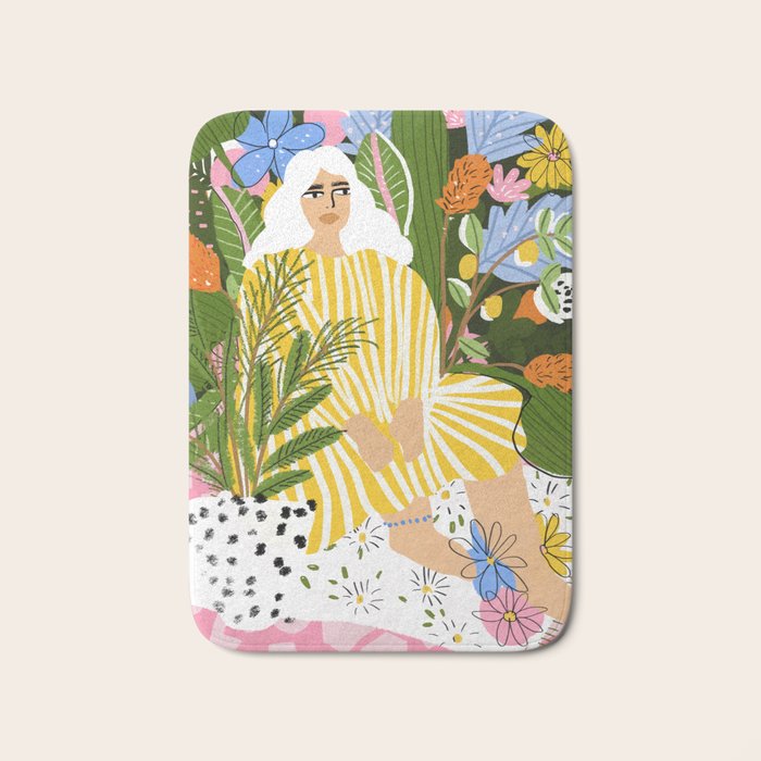 The Jungle Lady Bath Mat Gallery Image 1