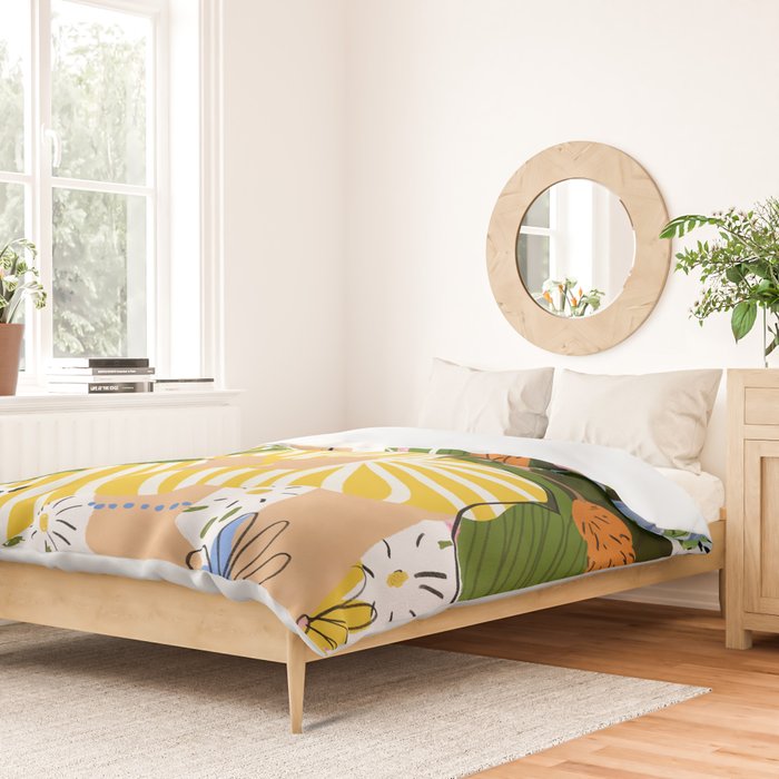The Jungle Lady Duvet Cover Gallery Image 2