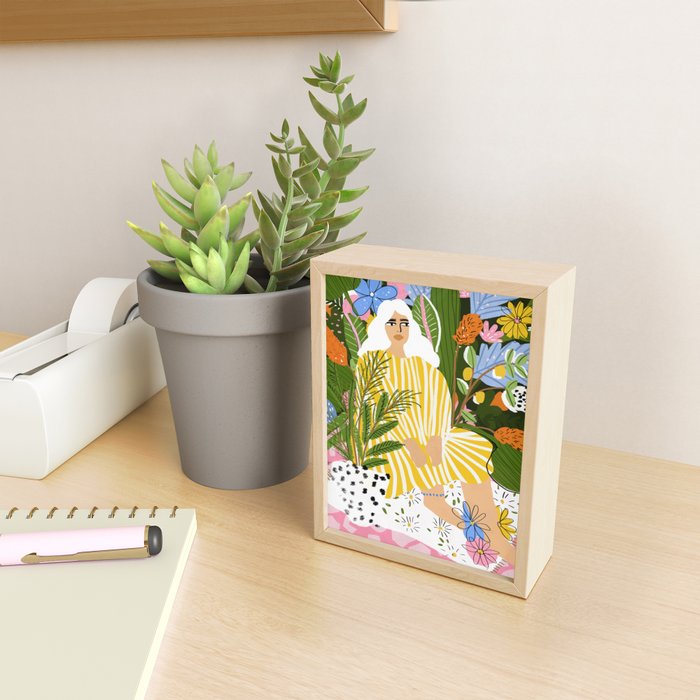 The Jungle Lady Mini Art Print Gallery Image 2
