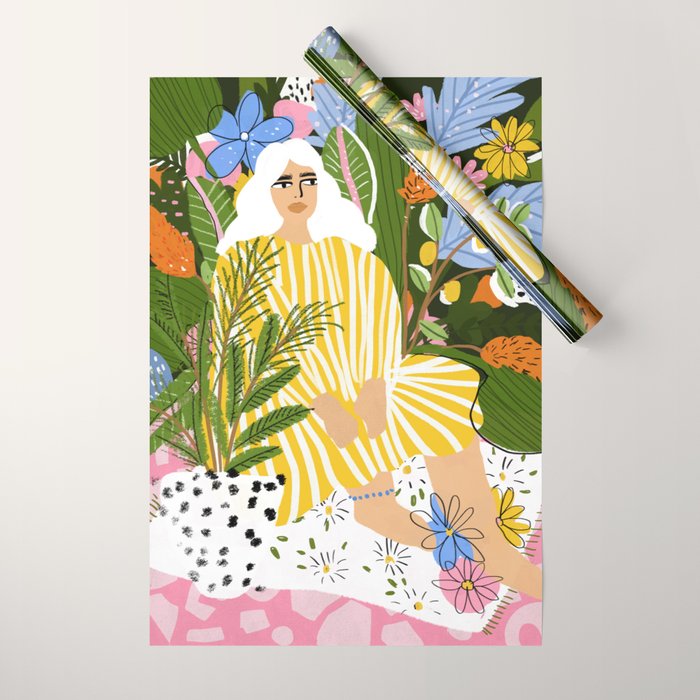 The Jungle Lady Wrapping Paper Gallery Image 1