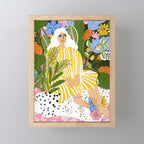 The Jungle Lady Mini Art Print Gallery Image 1