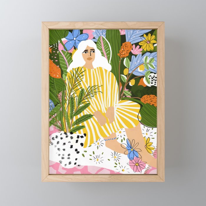 The Jungle Lady Mini Art Print Gallery Image 1