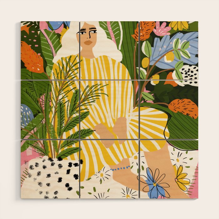 The Jungle Lady Wood Wall Art Gallery Image 1