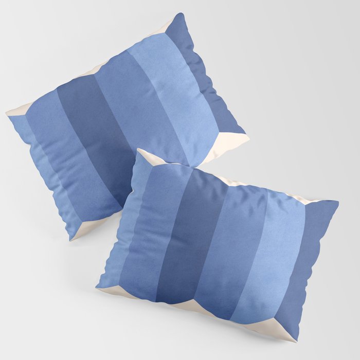 Geometric Vase - Blue Navy  Pillow Sham Gallery Image 1