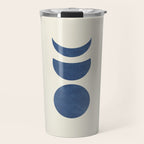 Lunar Phase - Blue Travel Mug Gallery Image 1