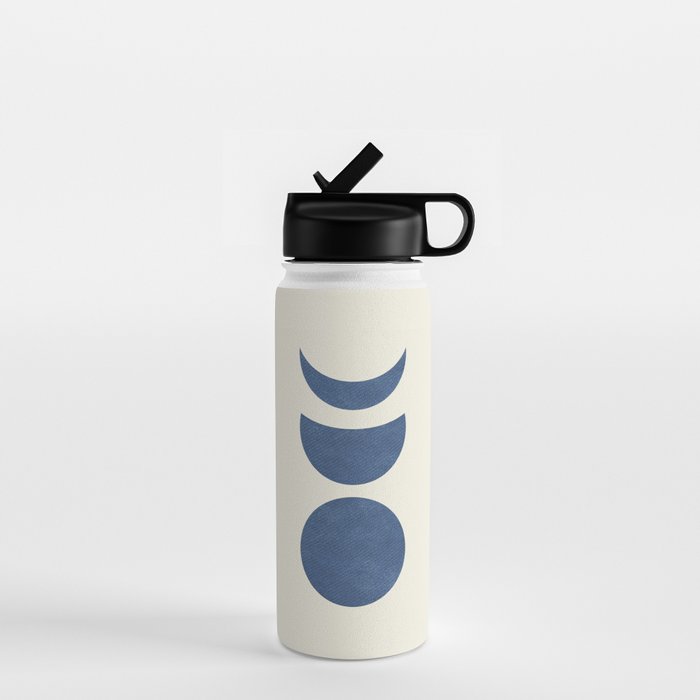 Lunar Phase - Blue Water Bottle Gallery Image 1
