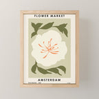 Flower Market, Amsterdam, cottagecore boho vibes Mini Art Print Gallery Image 1