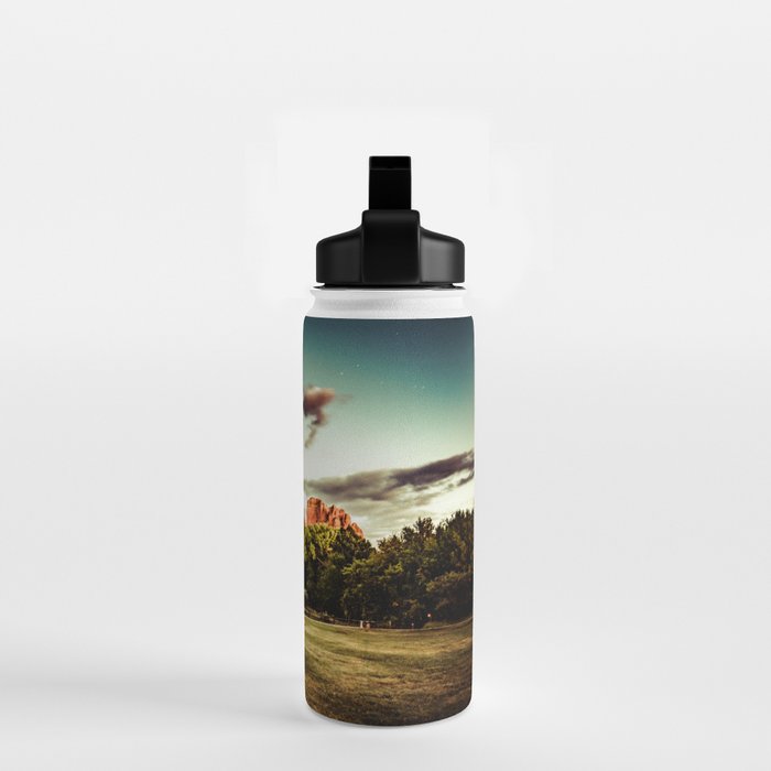 Southwest Chimney Rock Vortex Sedona Arizona Water Bottle Gallery Image 2