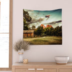 Southwest Chimney Rock Vortex Sedona Arizona Wall Tapestry Gallery Image 2