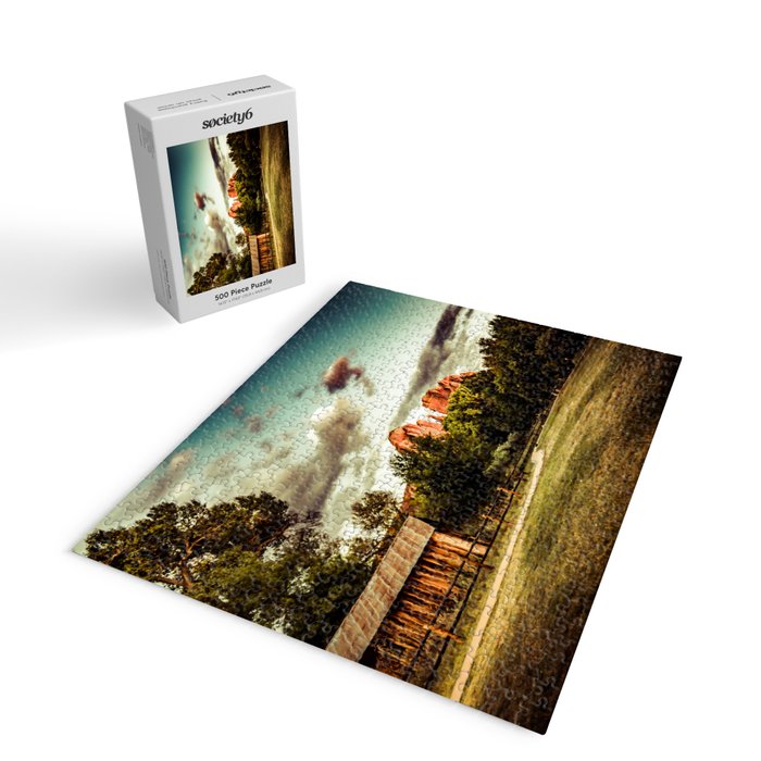 Southwest Chimney Rock Vortex Sedona Arizona Jigsaw Puzzle Gallery Image 2