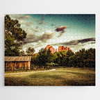 Southwest Chimney Rock Vortex Sedona Arizona Jigsaw Puzzle Gallery Image 1