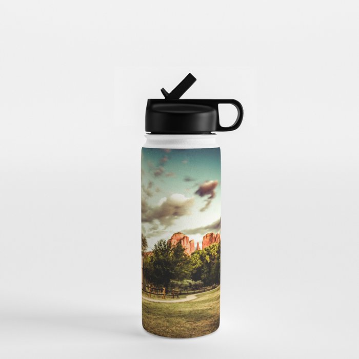 Southwest Chimney Rock Vortex Sedona Arizona Water Bottle Gallery Image 1