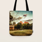 Southwest Chimney Rock Vortex Sedona Arizona Tote Bag Gallery Image 1