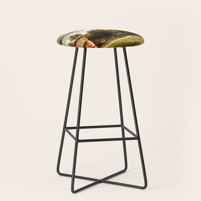 Southwest Chimney Rock Vortex Sedona Arizona Stool Gallery Image 1