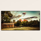 Southwest Chimney Rock Vortex Sedona Arizona Desk Mat Gallery Image 3