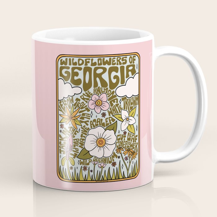 Georgia Wildflowers Coffee Mug Gallery Image 1
