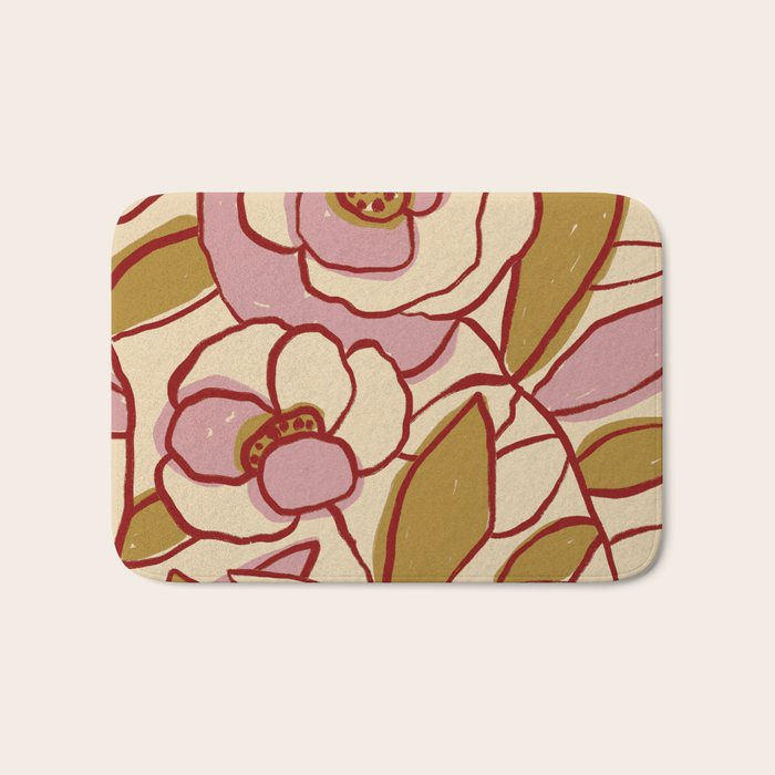 Rose Garden #2 Bath Mat Gallery Image 1