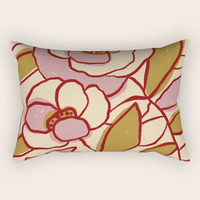 Rose Garden #2 Rectangular Pillow Gallery Image 1
