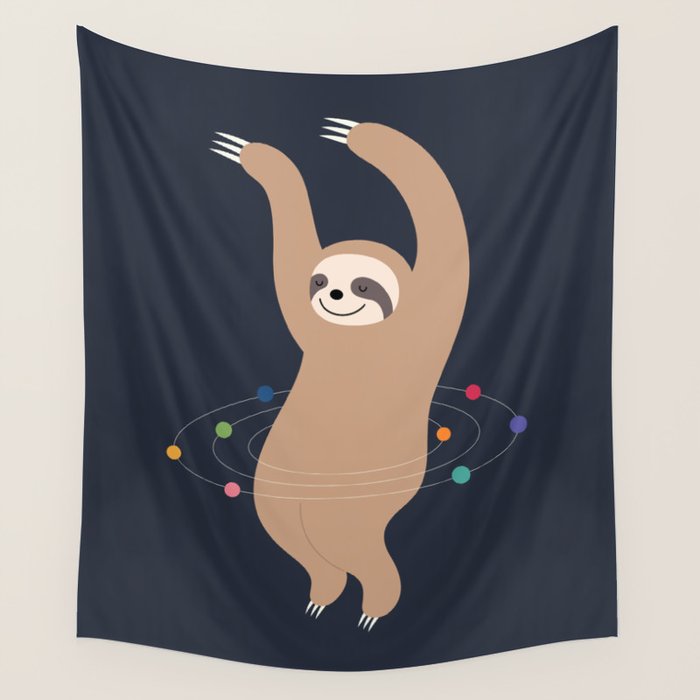 Sloth Galaxy Wall Tapestry Gallery Image 1