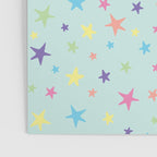 Rainbow Stars on Mint Poster Gallery Image 3