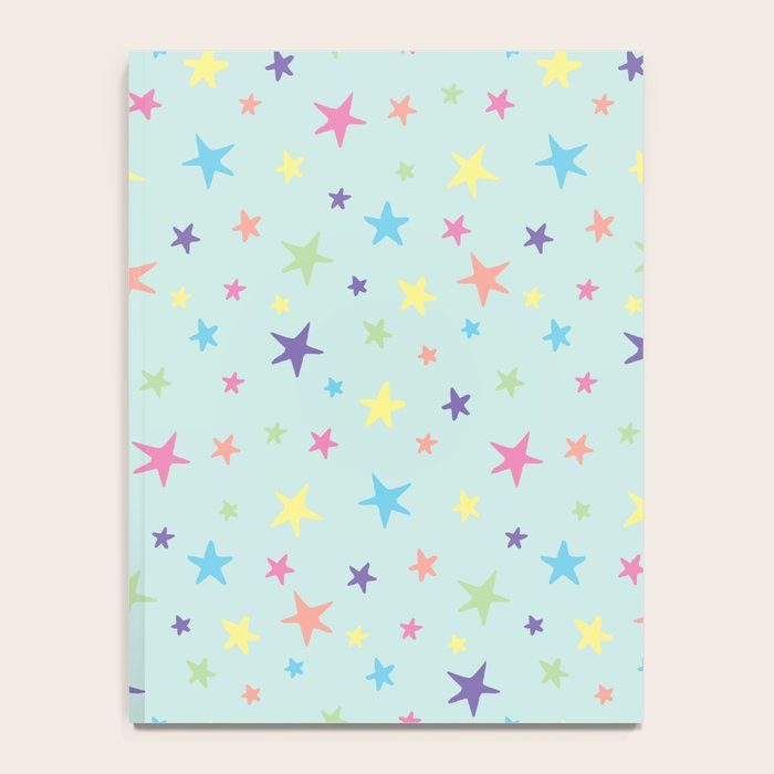 Rainbow Stars on Mint Notebook Gallery Image 4