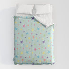 Rainbow Stars on Mint Comforter Gallery Image 6