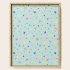 Rainbow Stars on Mint Serving Tray Gallery Image 1