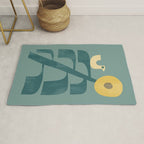 Giant sunflower Rug Gallery Image 1