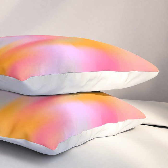 Cloud Color - Pink Pillow Sham Gallery Image 3