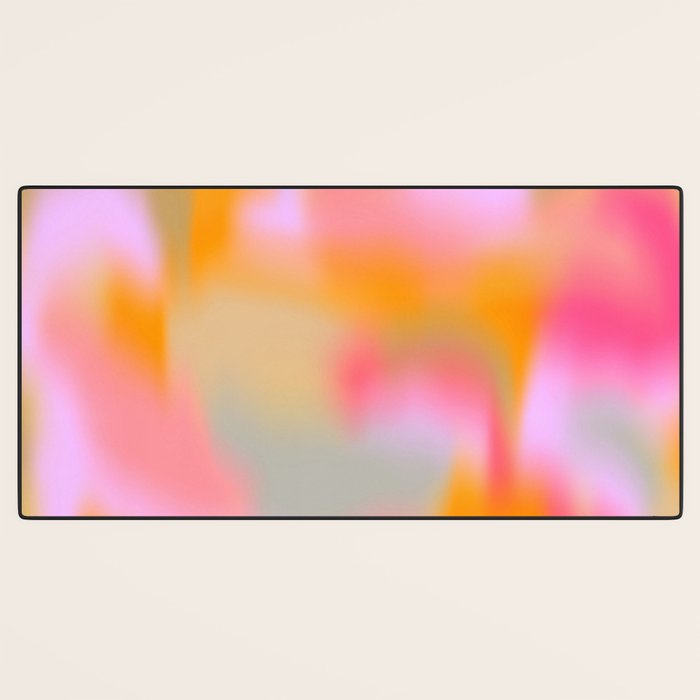 Cloud Color - Pink Desk Mat Gallery Image 3