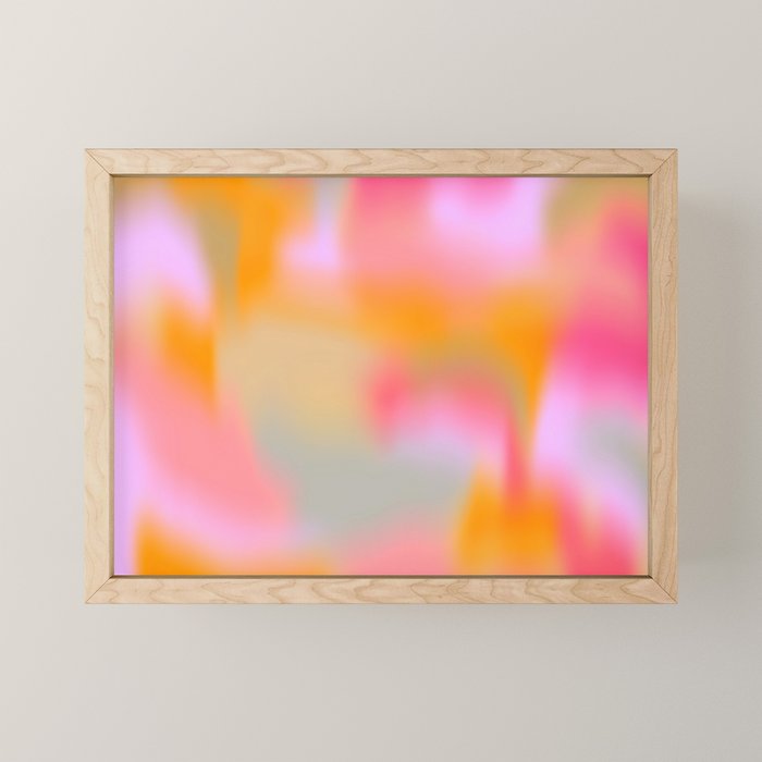Cloud Color - Pink Mini Art Print Gallery Image 1