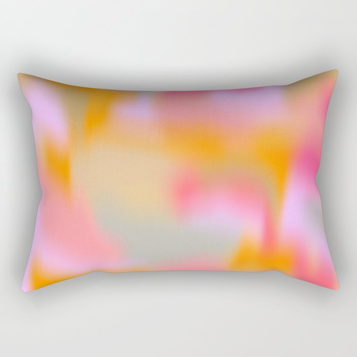 Cloud Color - Pink Rectangular Pillow Gallery Image 1