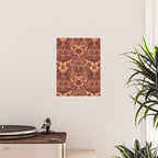 Gothic Halloween Damask - spiced pumpkin  Poster Gallery Image 2