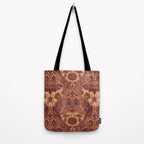 Gothic Halloween Damask - spiced pumpkin  Tote Bag Gallery Image 2