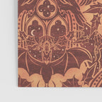 Gothic Halloween Damask - spiced pumpkin  Poster Gallery Image 3