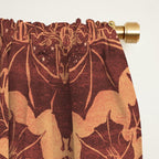 Gothic Halloween Damask - spiced pumpkin  Window Curtain Gallery Image 2