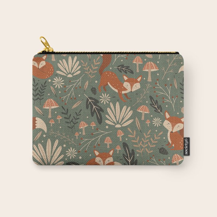 Wild Foxes Carry All Pouch Gallery Image 1