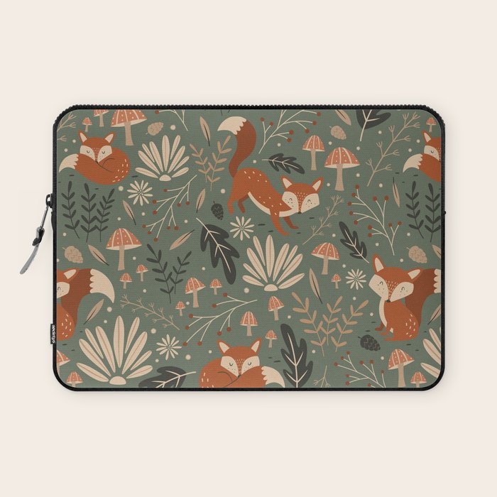 Wild Foxes Laptop Sleeve Gallery Image 1