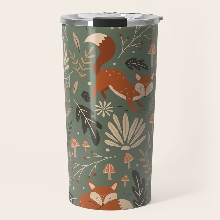 Wild Foxes Travel Mug Gallery Image 1