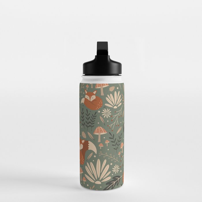 Wild Foxes Water Bottle Gallery Image 3