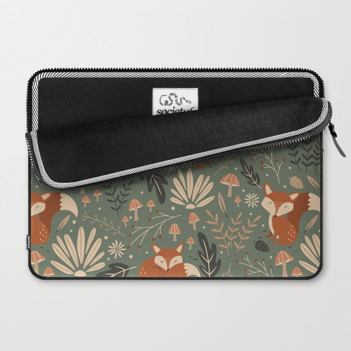Wild Foxes Laptop Sleeve Gallery Image 2