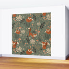 Wild Foxes Wall Mural Gallery Image 2