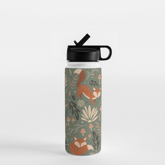 Wild Foxes Water Bottle Gallery Image 1