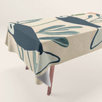 Two Swimming Fish Tablecloth Gallery Image 1