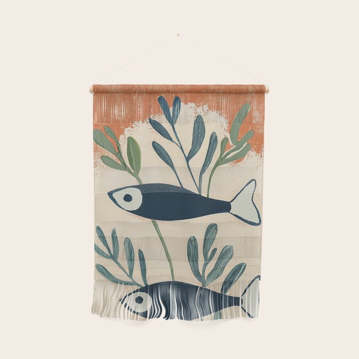 Two Swimming Fish Wall Hanging Gallery Image 1