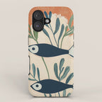 Two Swimming Fish iPhone Case Gallery Image 1