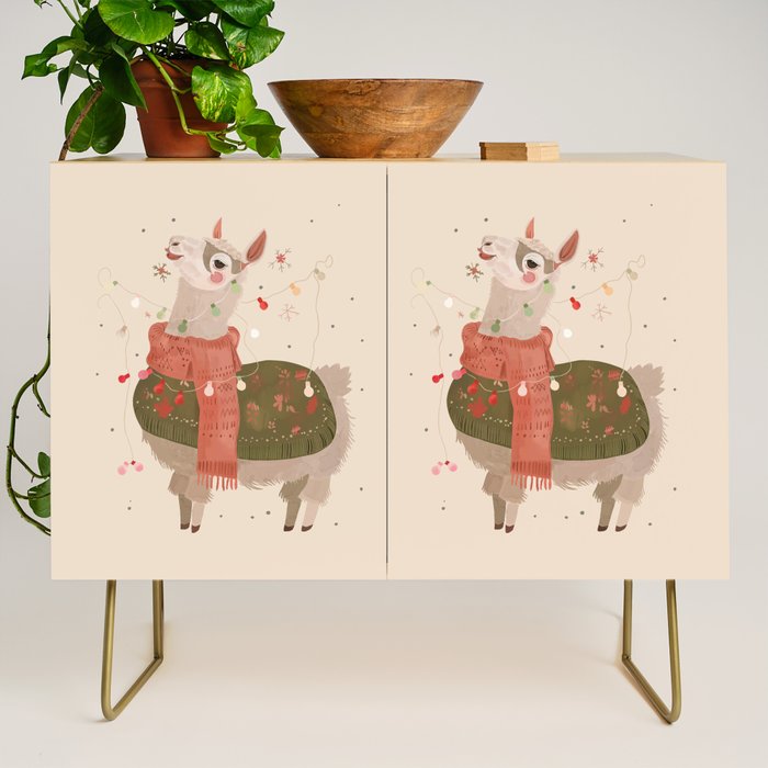 Holiday Llama Joy ll Credenza Gallery Image 1