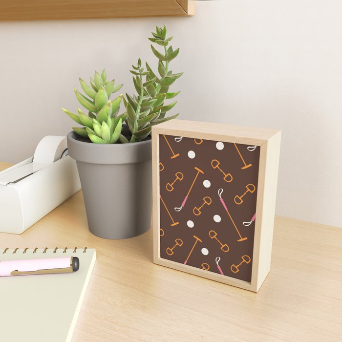 Polo Pattern Mini Art Print Gallery Image 2