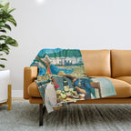 A Summer Vacation Throw Blanket Gallery Image 1